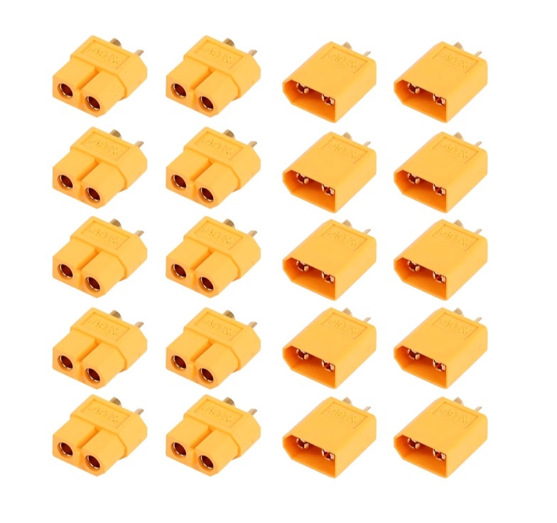 【10ペア】XT60コネクター オス・メスペア 【送料180円】029拍卖