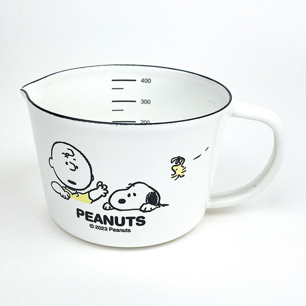 スヌーピー ブレイクタイム(S) ホーローメジャーカップ キッチン 日本製 SNOOPY拍卖