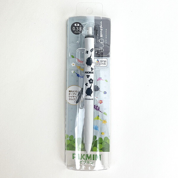 ピクミン ユニボールワン ノック式ゲルインクボールペン(ブラック) 文具拍卖