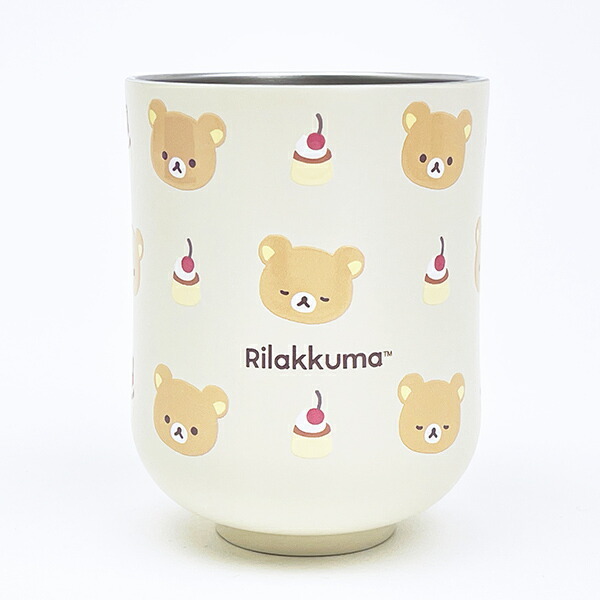 リラックマ ステンレス湯呑 コップ ベーシックリラックマシリーズ拍卖