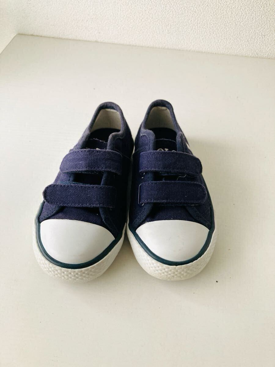 ポロラルフローレン スニーカー 15.5cm ネイビー 子供用 キッズシューズ POLO RALPH LAUREN USED拍卖