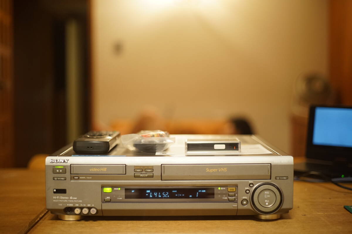 動作保証あり SONY WV-ST1 HI8 SVHS 8ミリビデオデッキ拍卖