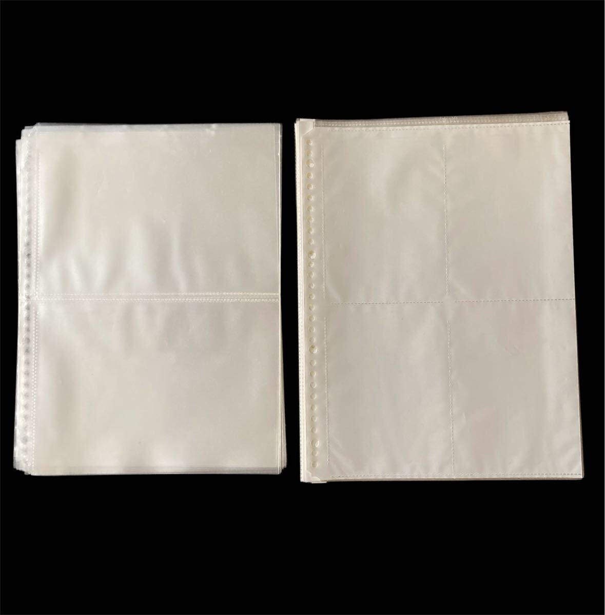 ☆中古 まとめ売り A4 クリアポケットリーフ 30穴縦 2ポケット18枚 4ポケット 39枚拍卖