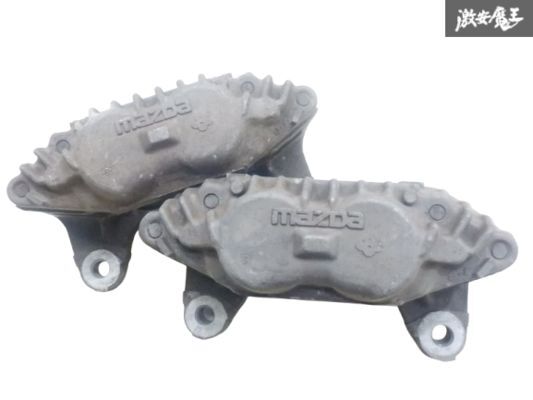 ☆実動外し☆ マツダ 純正 FC3S FC RX-7 RX7 後期 フロント 4POT ブレーキ キャリパー 左右セット AE86流用に 即納 棚15-3拍卖