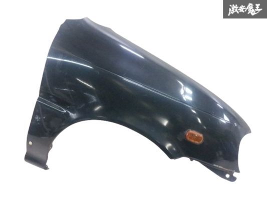 ダイハツ 純正 L502S ミラ TR-XX アバンツァートR フロント フェンダー パネル 右 右側 運転席側 黒メタ系 即納 棚2F-H-3拍卖