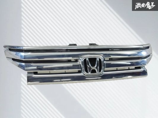 【点灯OK!!】ホンダ 純正 RK5 RK6 前期 ステップワゴン スパーダ フロントグリル ラジエータグリル 外装 メッキ KOITO 210-22015 棚2F-L-2拍卖