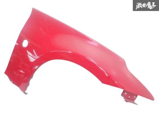☆凹み無し☆ 日産 純正 Z34 フェアレディZ フロント フェンダー パネル 右 右側 運転席側 赤系 即納 棚2F-I-2拍卖