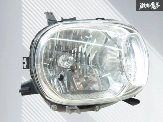 【レンズキレイ!!】スズキ 純正 HE22S ラパン ハロゲン ヘッドライト ヘッドランプ 右 右側 運転席側 LE08H6181 35120-85K01 棚J-2拍卖