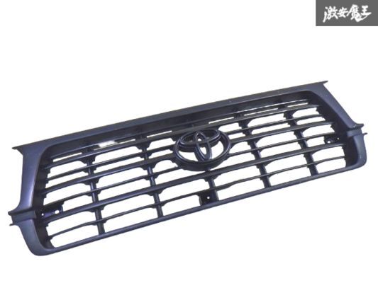 【破損無し】トヨタ 80 ランクル FZJ80G HDJ81V 後期 純正 フロント グリル ラジエター グリル 53101-60120 黒塗り 外装 棚2F-Q-1拍卖