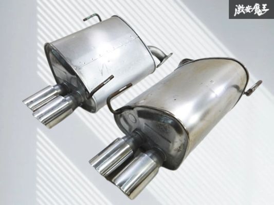 【良品】スバル 純正 VAB WRX STI EJ20 リア マフラー リアピース 左右 4本出し MMFG8R MMFG8L タイコ カサツキ無し 出口80φ 棚D-7拍卖
