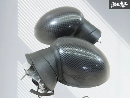 MINI ミニ 純正 ML16 ミニクーパー ドアミラー サイドミラー 左右セット ウインカー 黒系 チェック柄 即納 在庫有 棚拍卖