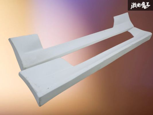 【未使用】 ORIGIN LABO オリジンラボ NISSAN 日産 RPS13 サイドステップ スポイラー 外装 エアロ 未塗装 白ゲル 棚2F-A-5拍卖