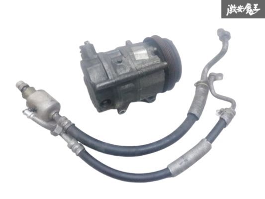 日産 純正 FPY32 Y32 シーマ VQ30DET A/C エアコン コンプレッサー 92600-1P601 配管付 即納 棚I-9★拍卖