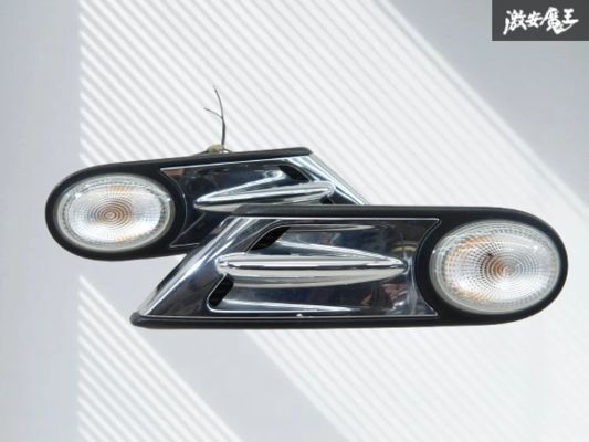 【保証付】MINI ミニ 純正 ML16 ミニクーパー フェンダー ガーニッシュ 左右セット イルミ加工 青 R51777188613 即納 在庫有 棚11-1拍卖