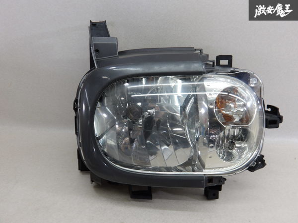 日産 純正 YZ11 キューブ ヘッドライト ランプ レンズ 右側 運転席側 ハロゲン 2008年式 ICHIKOH 1801 即納 棚2F-P-6拍卖