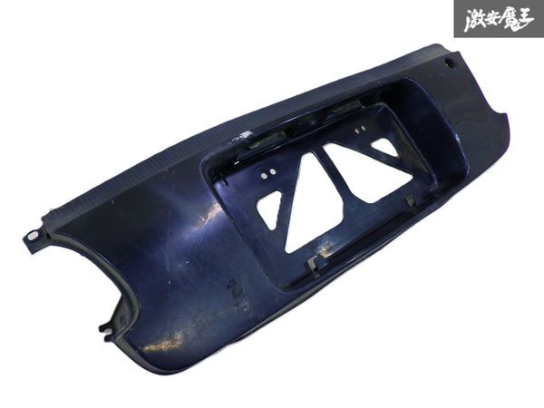 【割れ無し】 TOYOTA トヨタ 純正 ST202 セリカ リア センター ガーニッシュ ナンバーベース パネル 黒系 75831-20370 棚拍卖