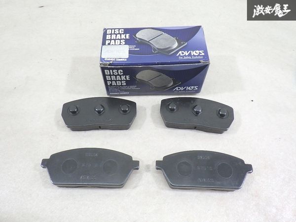 【未使用 アウトレット】 ADVICS アドヴィックス DE51V DF51V エブリィ キャリイ フロント ブレーキパッド SN554 即納 棚9-3拍卖