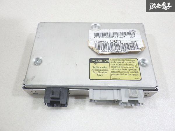 【ストア出品 売り切り 】 ポンティアック トランススポーツ エンジン コンピューター ユニット ECU 16187981 即納 棚4-2拍卖