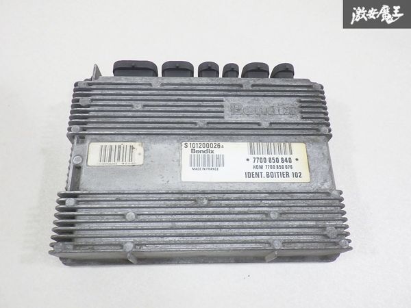 【ストア出品】 ルノー クリオ エンジン コンピューター ユニット ECU 7700850840 S101200026 即納 棚4-2拍卖