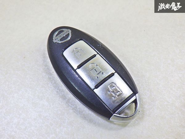 【保証付!!】日産 純正 キーレス リモコンキー 3ボタン 片側スライド 実働車外し 在庫有 カギ 鍵 キー 即納 棚A-6-2拍卖