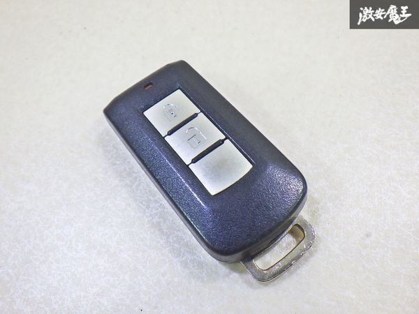 【保証付!!】三菱 純正 キーレス リモコンキー 2ボタン 実働車外し 在庫有 カギ 鍵 キー 即納 棚A-6-2拍卖