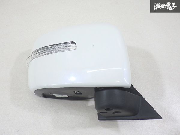 【保証付】 スズキ 純正 MK32S MK42S スペーシア ドアミラー サイドミラー 片側のみ 電動格納 8ピン ZVH クリスタルホワイトパール 棚7-1拍卖