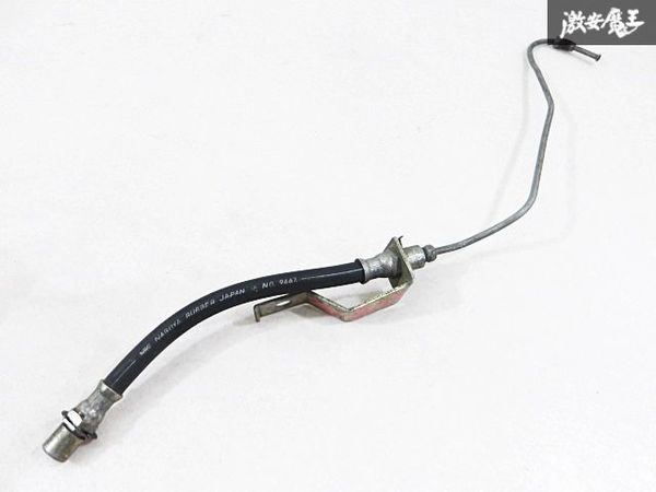 トヨタ TOYOTA 純正 2TG セリカ カリーナ TA RA AA ブレーキホース ブレーキパイプ 配管 1本 全長約52cm (ホース部約23.5cm) JDM 棚5-3拍卖