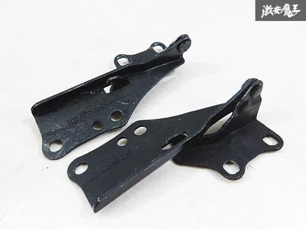 実動外し 日産 純正 S14 シルビア SILVIA フロント ボンネット ヒンジ 左右 セット 金具 ステー 65FRH/65FLH 黒塗り替え 棚5-3拍卖