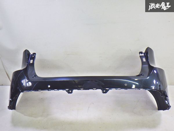 【破損無し】トヨタ 純正 MXUA80 MXUA85 AXUH80 AXUH85 80 ハリアー ノーマル リア リヤ バンパー 黒パール系 52159-48320 即納 棚2F-G-4拍卖
