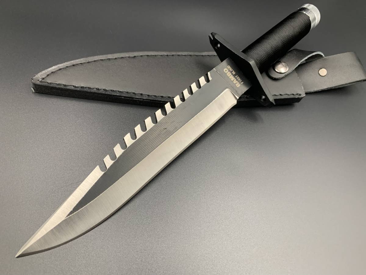 ★RAMBO1 ランボー1 サバイバルナイフ 極厚ブレード RAMBO FIRST BLOOD ※傷汚れ有拍卖