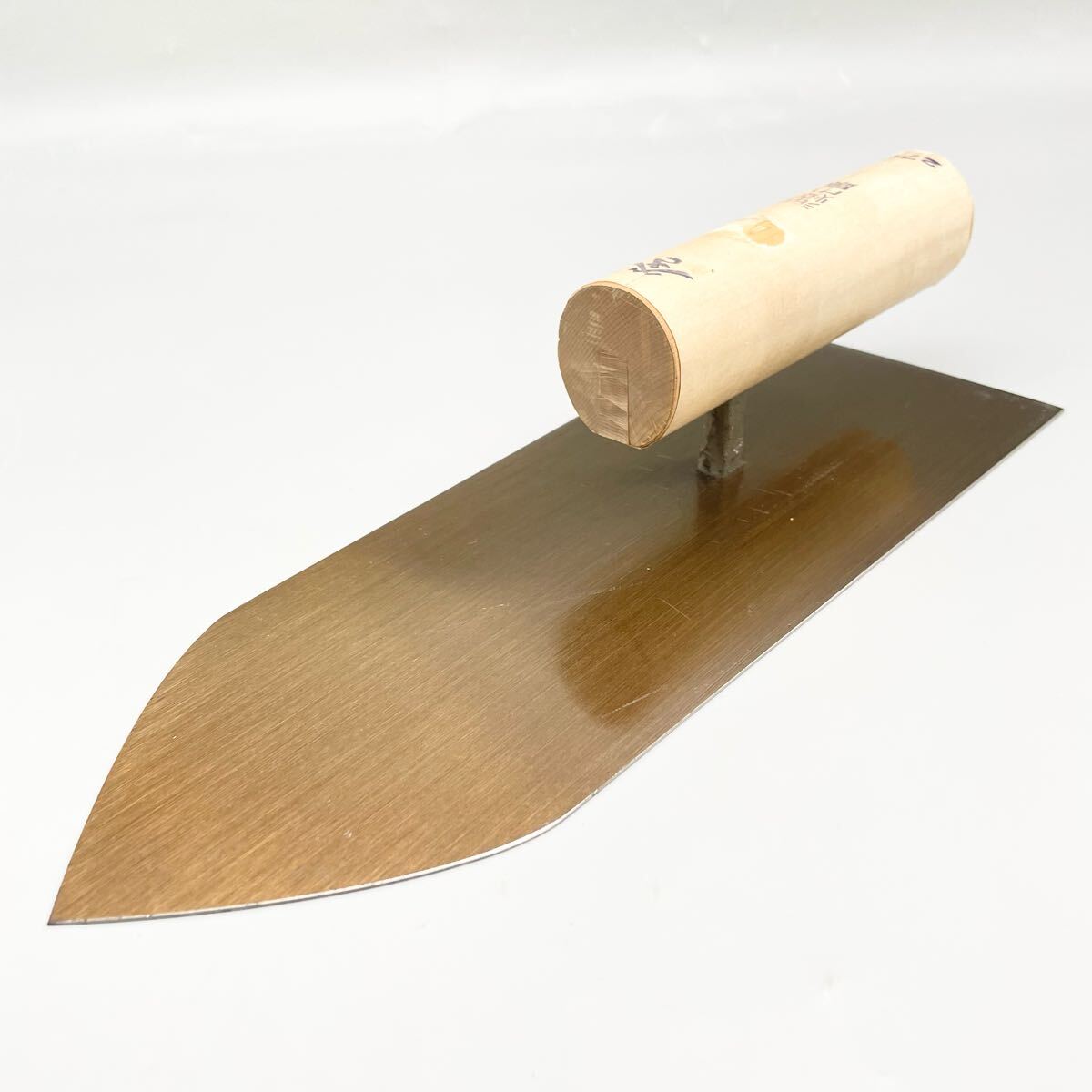 【早い者勝ち 在庫ラスト】大阪九條 山さ 油焼巾廣 左官鏝 270mm 左官 工具 道具 漆喰 モルタル コテ やまさ 金物屋 希少 新品 未使用拍卖