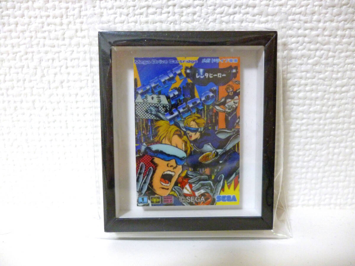 レンタヒーロー SEGA アートワークミュージアム メガドライブ編 バッジ 額 フレーム セガ拍卖