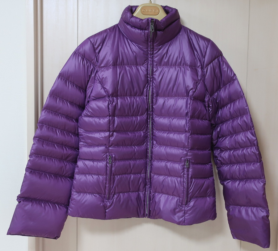 ■Max Mara マックスマーラ ウィークエンドライン WEEKEND LINE ダウンジャケット パープル 紫 サイズ40拍卖