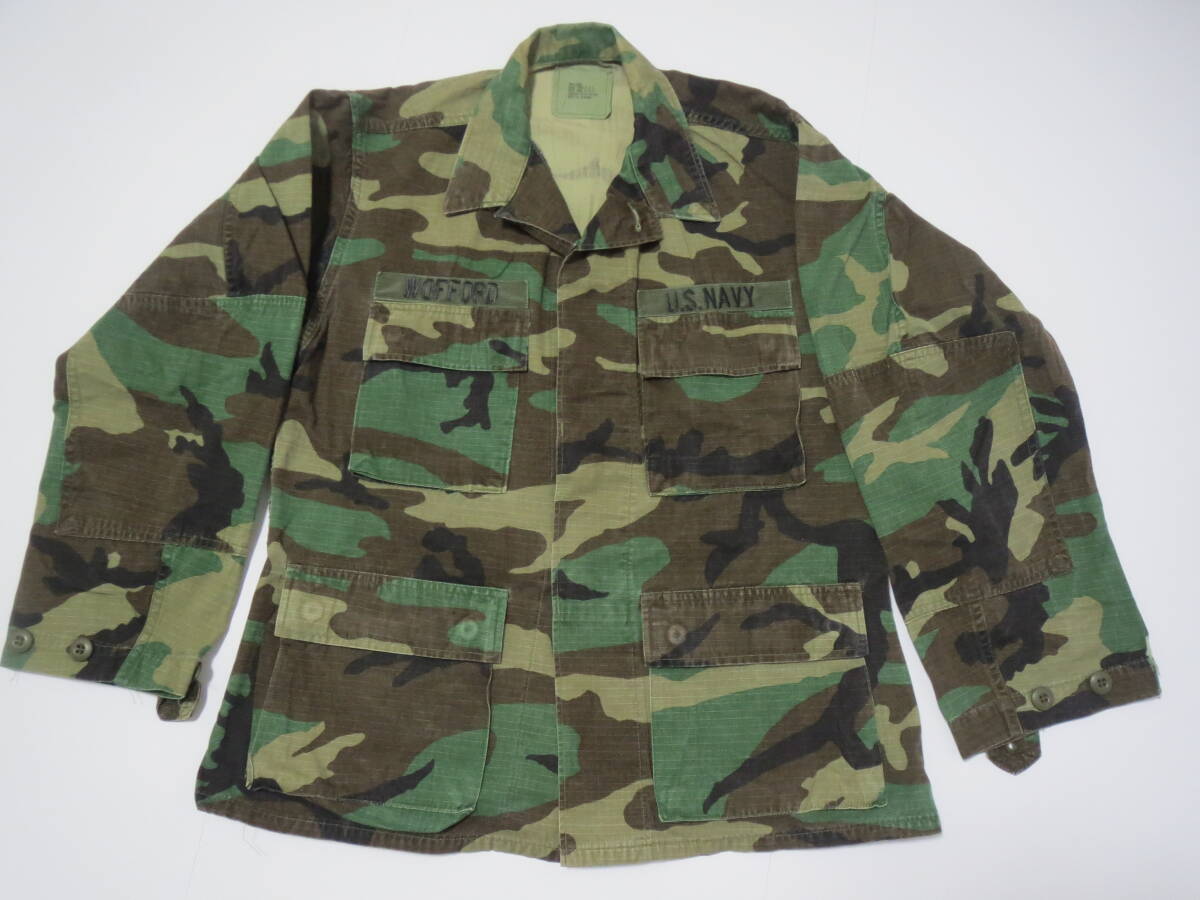 実物 米軍放出品 アメリカ海兵隊 US.NAVY ウッドランド ジャケット ビンテージ ファッション1989年製拍卖