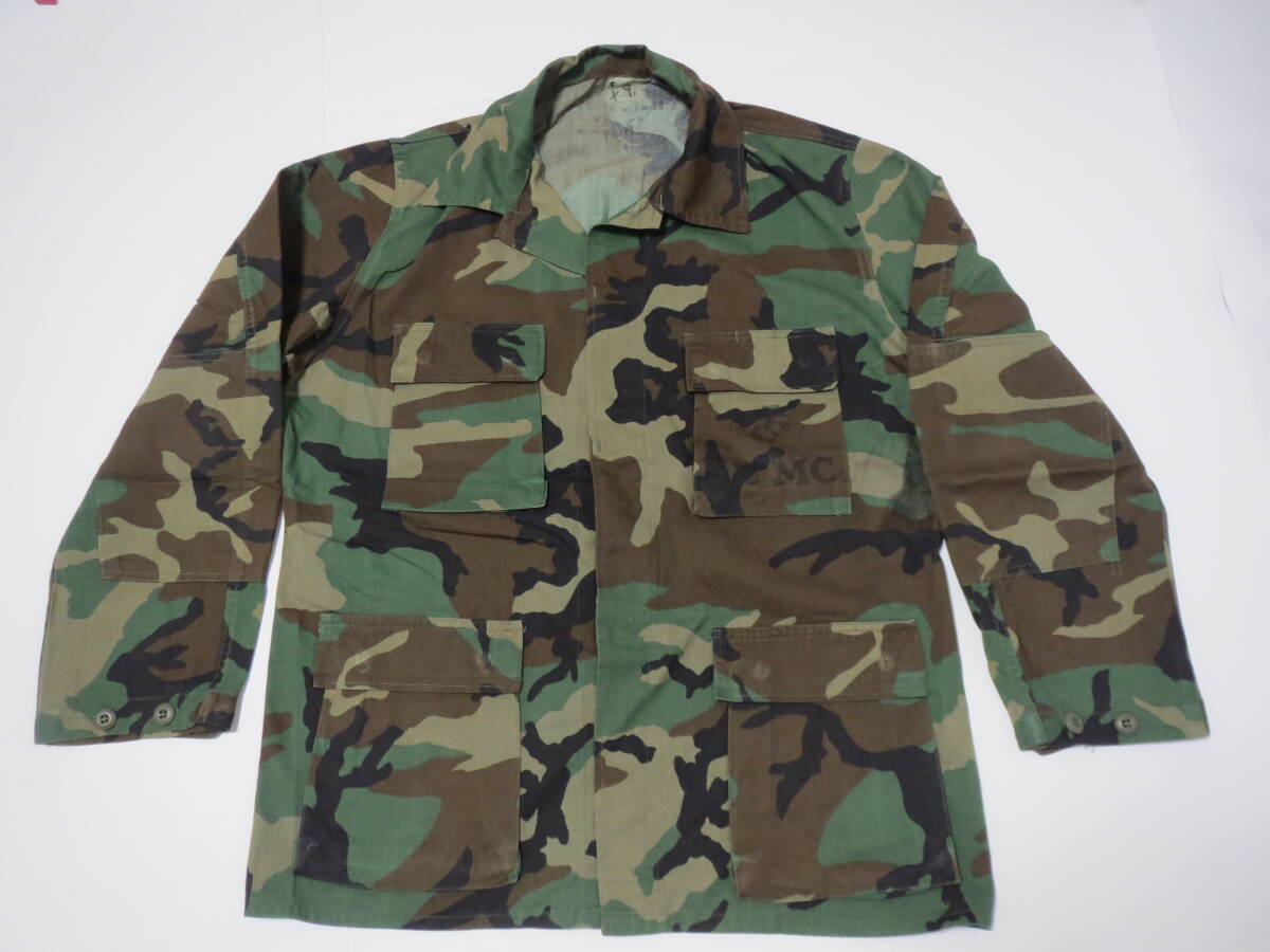 実物 米軍放出品 アメリカ海兵隊 US.MARINE ウッドランド ジャケット ノンリップ ビンテージ ファッション ビックサイズ 多数出品拍卖