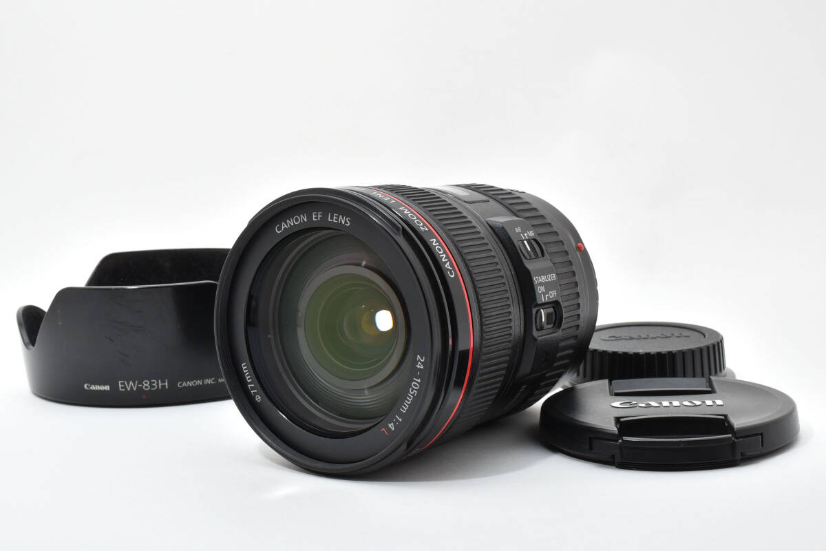 【美品】キャノン Canon EF 24-105mm f/4 L IS USM フード #206拍卖