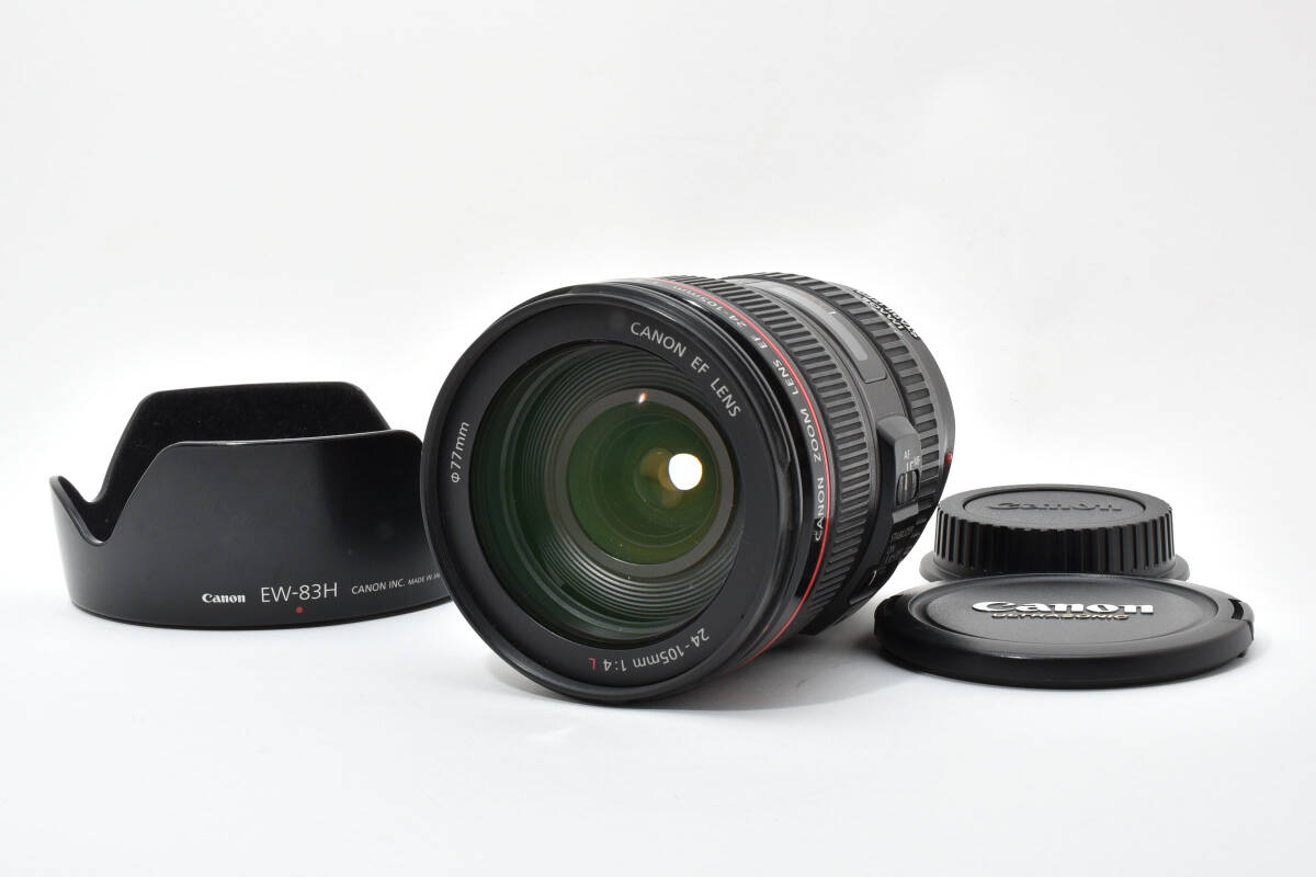 【美品】キャノン Canon EF 24-105mm f/4 L IS USM フード #207拍卖