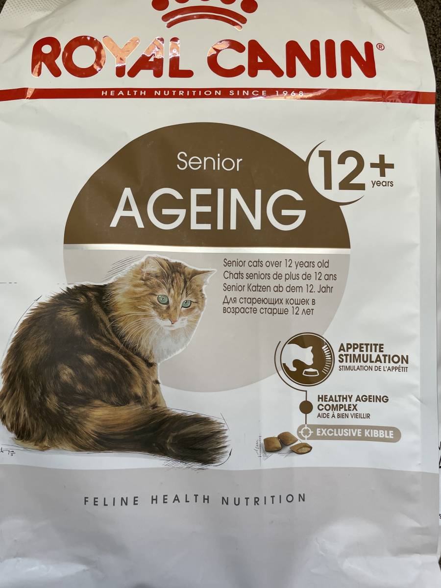 ロイヤルカナン 12歳以上の高齢猫用 エイジング12+ 4kg 成猫用 キャットフード 猫 シニア 老猫拍卖