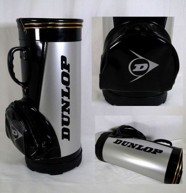 【非売品/ノベルティ】DUNLOP/ダンロップ キャディバッグ型 ゴルフ 開口19cm/縦外寸49cm トールボック/ダストボックス/玄関インテリア/120拍卖