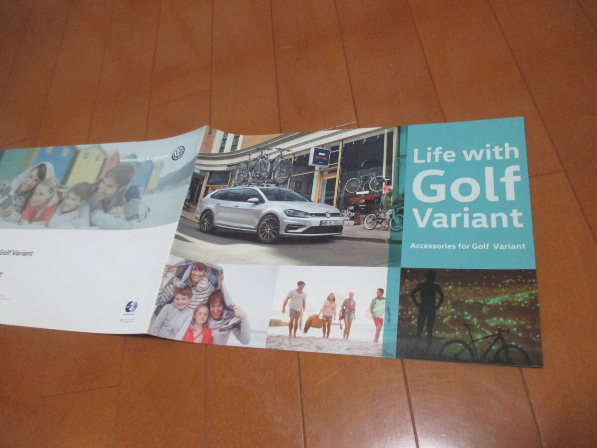 49429 カタログ ■ワーゲン ゴルフ ヴァリアント OP オプション アクセサリー■2017.6 発行●30 ページ拍卖