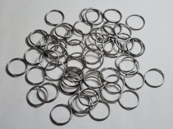二重リング ダブルリング 25mmサイズ 58個 未使用品 デッドストック拍卖