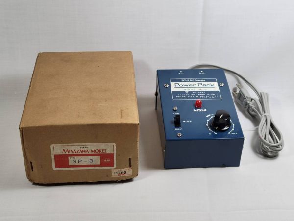 Nゲージ用パワーパック NISHIZAWA KOGYO K.K. 「NP-3 9mm(N)Gauge」通電確認済 1979年~1980年製造拍卖
