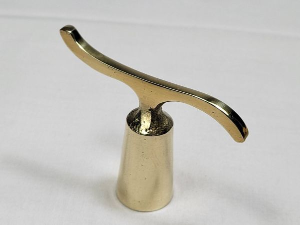 真鍮鋳物製品 真鍮製キャッチフック キャッチフック棒頭 窓用引っ掛け棒頭 店舗収納マジックハンド 未使用品 デッドストック拍卖