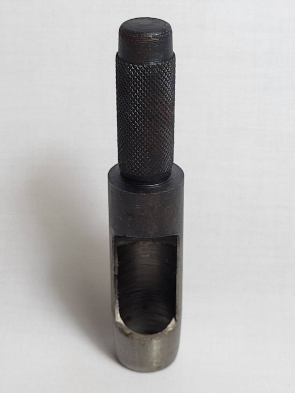 1.H.H.ブランドの革穴あけポンチ 規格サイズ:17mm 革穴あけ器 1個 日本製 未使用品 デッドストック拍卖