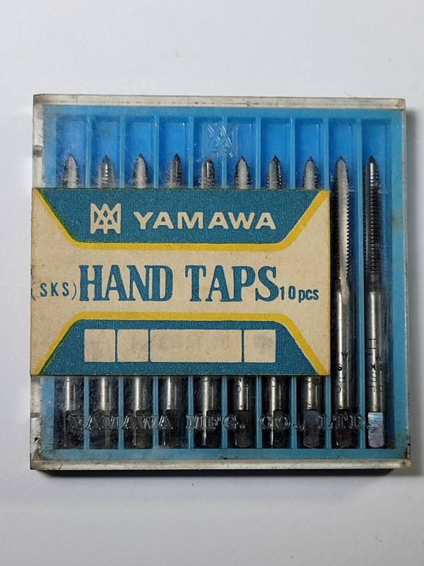 YAMAWA製 ハンドタップ 「1/8 SM 40」10本セット 未使用品 デッドストック拍卖
