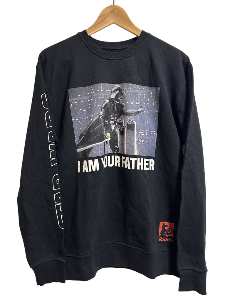 ▽ZARA × STAR WARS ザラ スターウォーズ ダースベイダー スウェット トレーナー L 黒 ブラック I AM YOR FATHER コラボ拍卖
