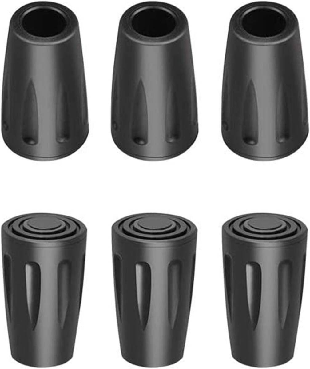 サムコス トレッキングポール ラバーキャップ 登山ストック保護 ウォーキングポール キャップ 滑り止め ラバーキャップ 端末保護キ拍卖