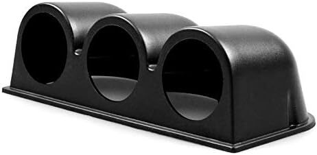 3連メーター 直径 52mm 三連メーター メーターパネル 水温計 電圧 車 3連メーターフード メーターホルダー拍卖