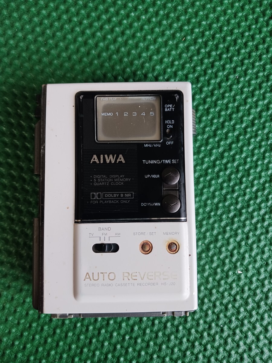 AIWA HS-J20 カセットプレーヤー アイワ 昭和レトロ拍卖