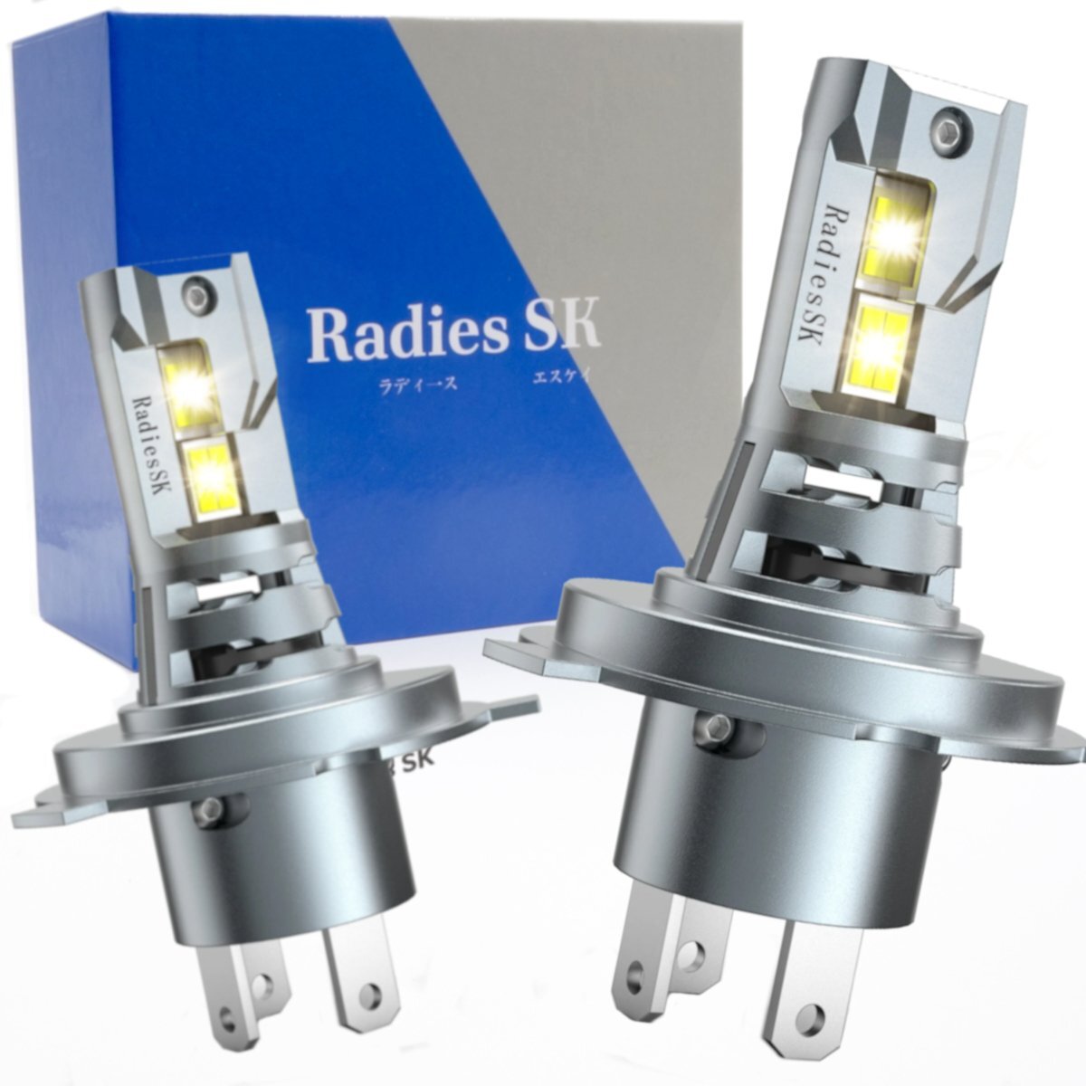 ハイラックスサーフ 185系 H4 LED ヘッドライト Hi/Low ポン付け 16000lm バルブ 12V Radies SK拍卖